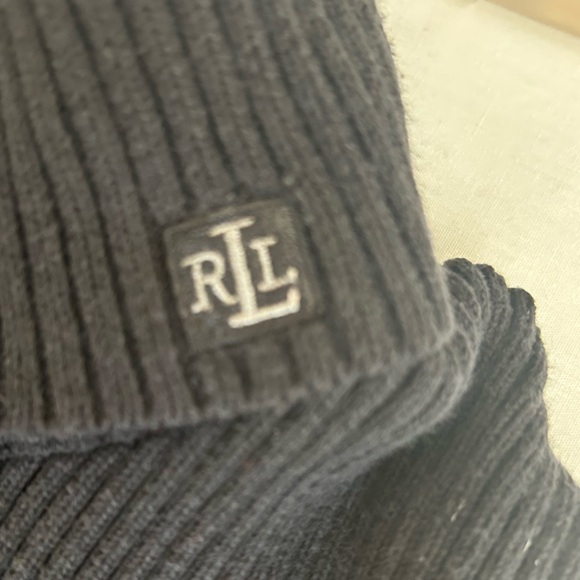 Ralph Lauren Navy Women's Turtleneck Sweater - Picture 8 of 9